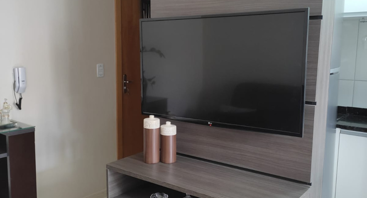 Apartamento mobiliado no Residencial Santa Cruz - Av Santa Cruz