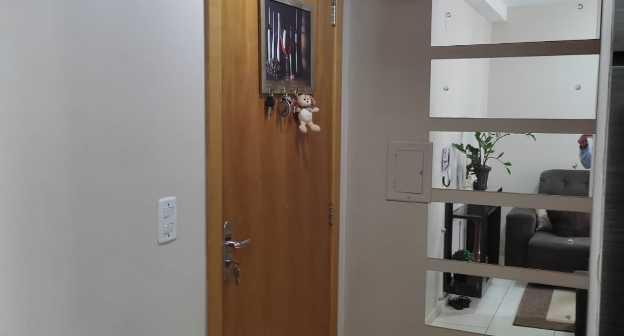 Apartamento mobiliado no Residencial Santa Cruz - Av Santa Cruz