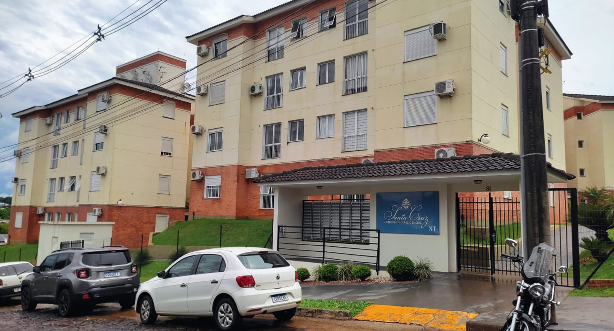 Apartamento mobiliado no Residencial Santa Cruz - Av Santa Cruz