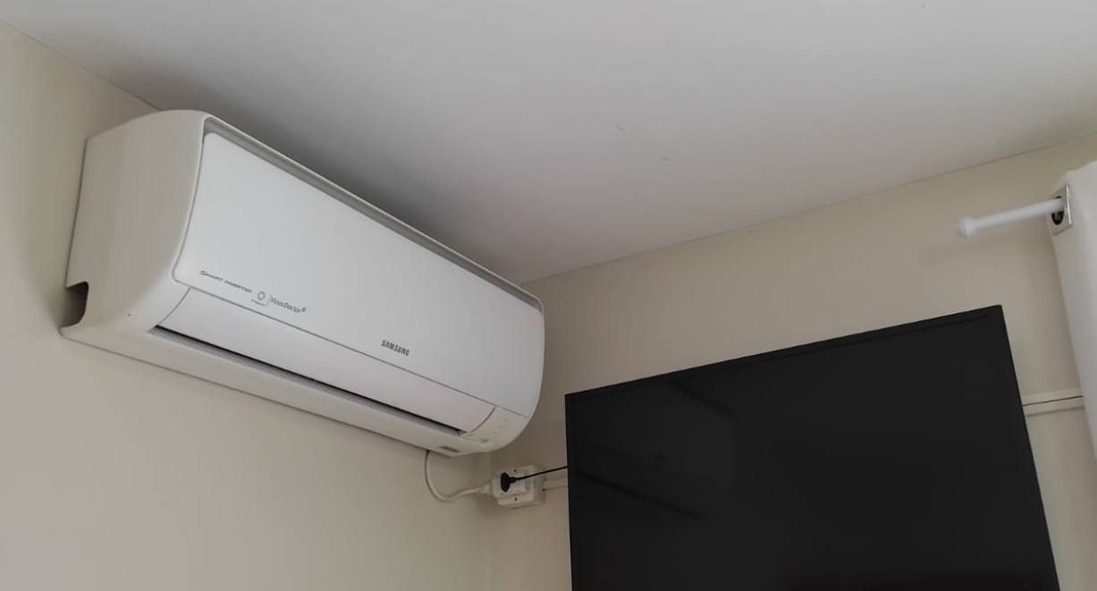 Apartamento mobiliado no Residencial Santa Cruz - Av Santa Cruz
