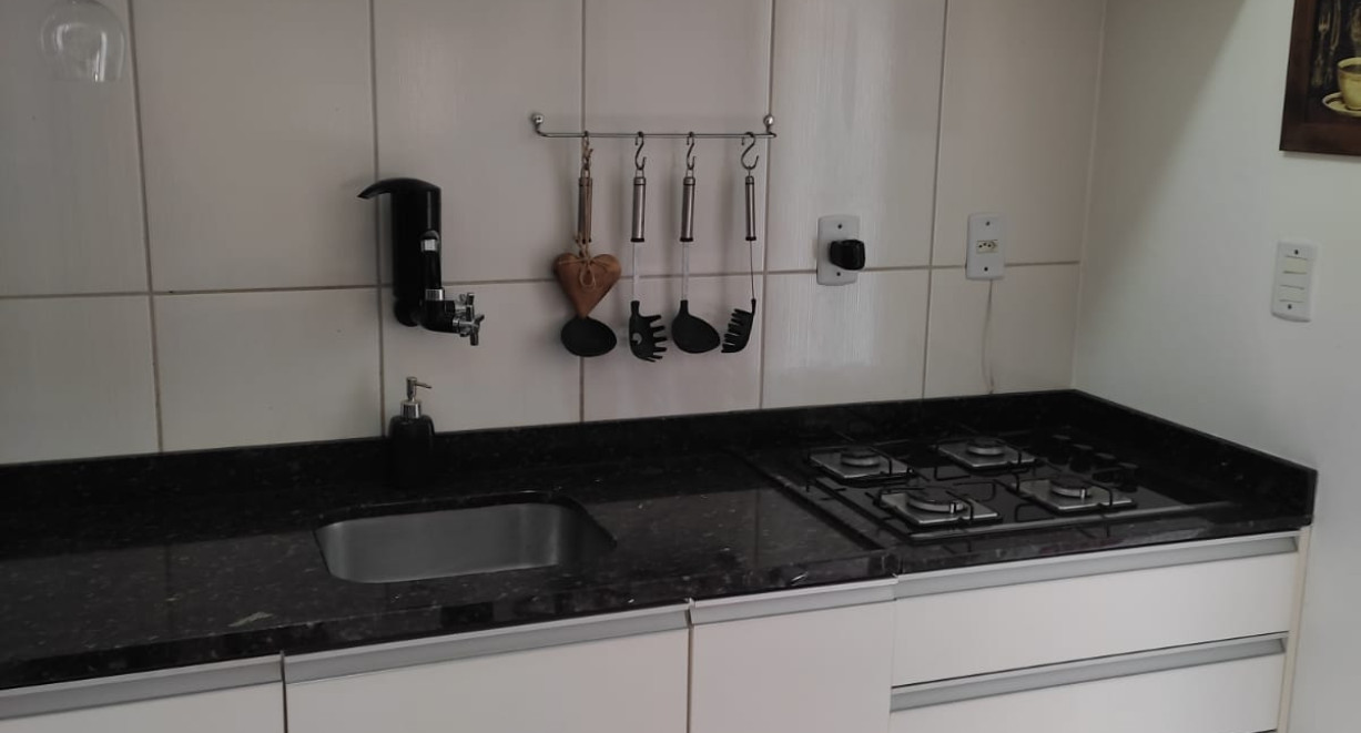 Apartamento mobiliado no Residencial Santa Cruz - Av Santa Cruz
