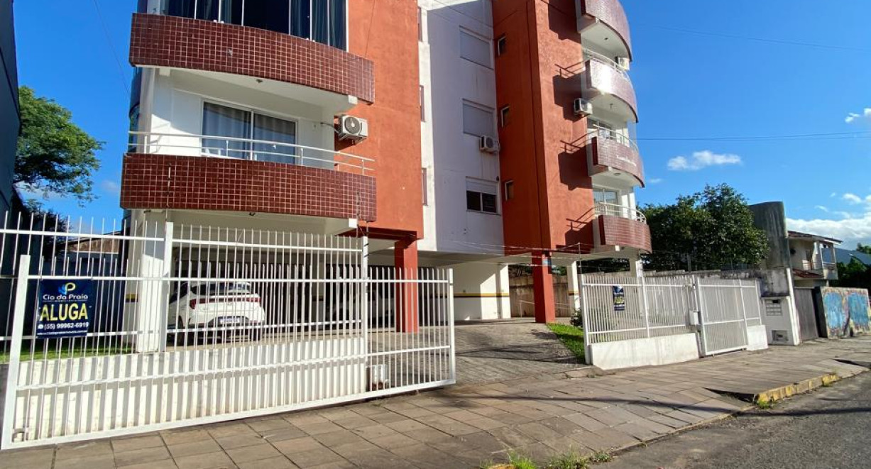 Apartamento no Ed. Amanda em Santa Maria. - Rua João Batista da Cruz Jobim